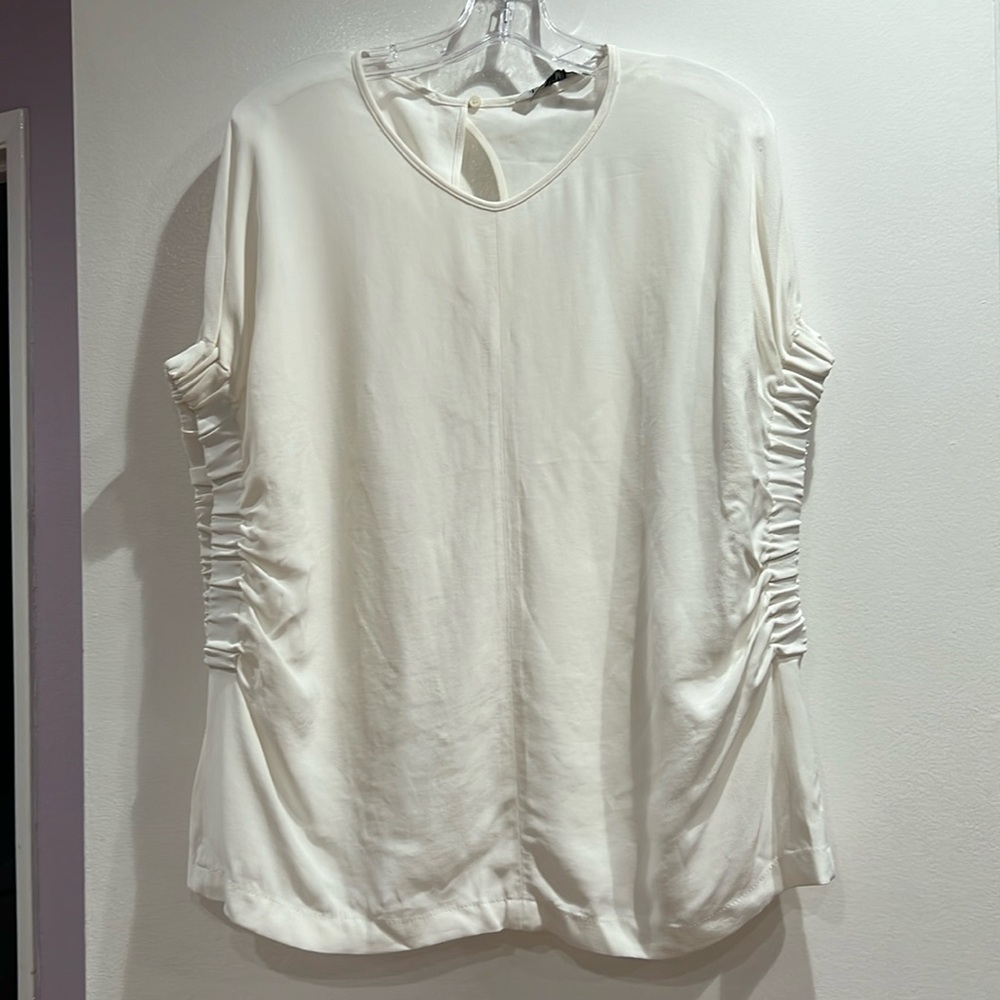 Zara white top